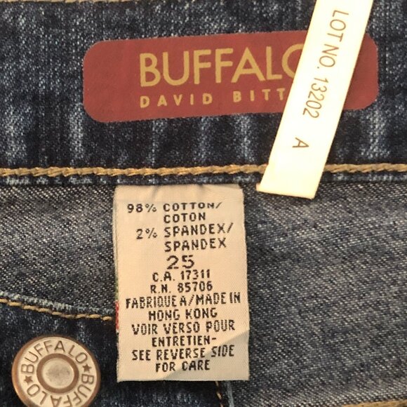 Buffalo David Bitton - Medium Blue Flare Jeans - Size 25 - Picture 6 of 9
